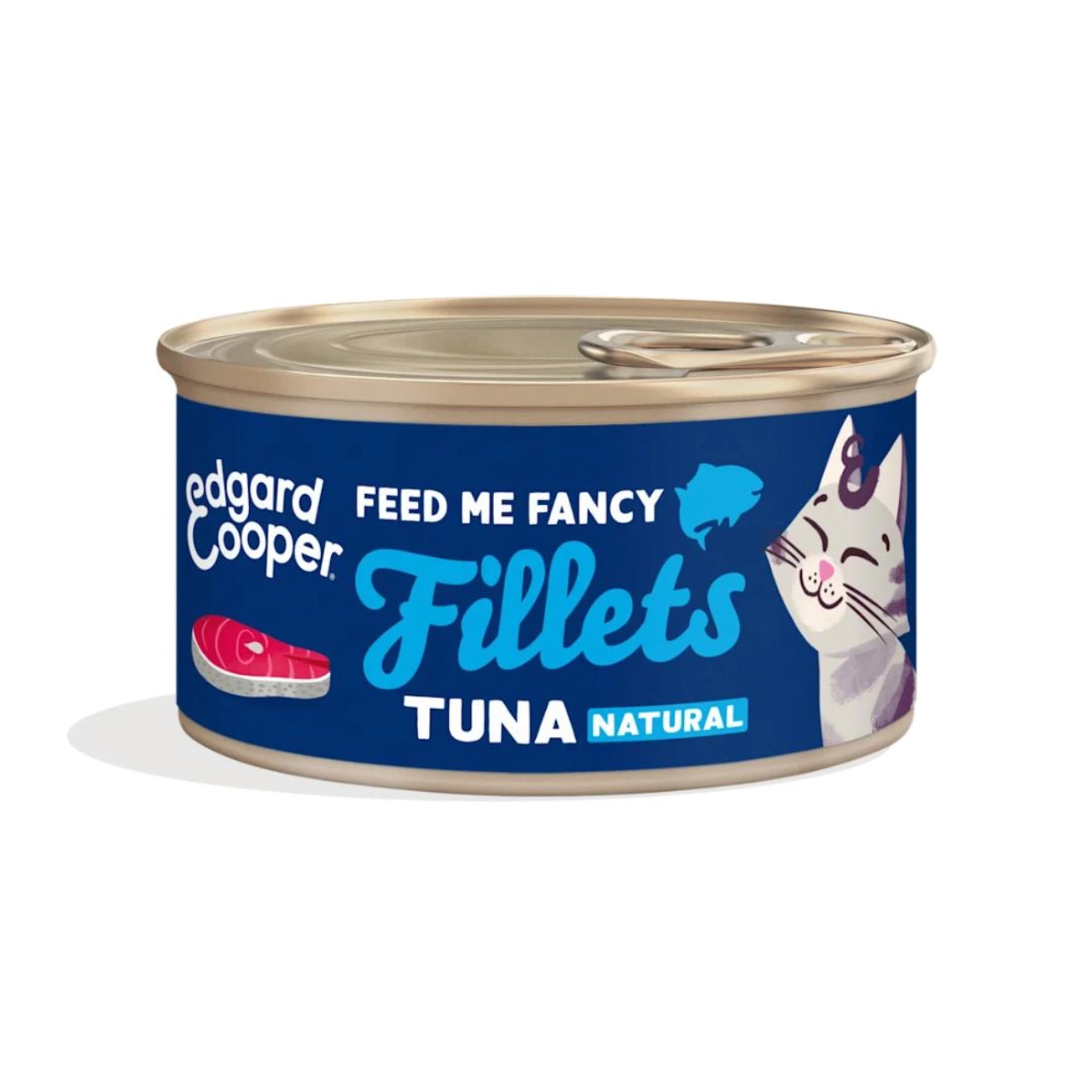 Edgard & Cooper kattefilet tun i bouillon 70 g